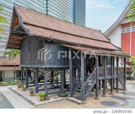 Historical Istana Satu showcases traditional architecture of Terengganu's heritage, in Kuala Lumpur, Malaysia Historical Istana Satu showcases traditional architecture of Terengganu's heritage, in Kuala Lumpur, Malaysia 126801038