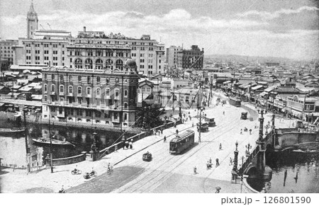 古写真 1931-1933年 東京 日本橋のパノラマ 古写真 1931-1933年 東京 日本橋のパノラマ 126801590