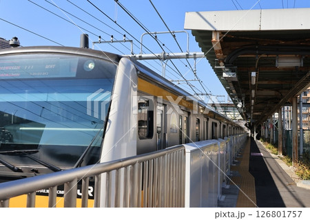 JR南武線向河原駅の風景 JR南武線向河原駅の風景 126801757