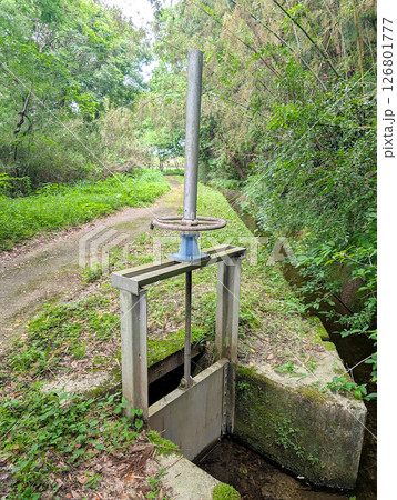 水路 水門 水路 水門 126801777