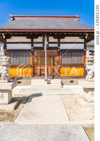 御影厳島神社（江戸時代元禄年間の造営）　拝殿　神戸市東灘区御影 126802180