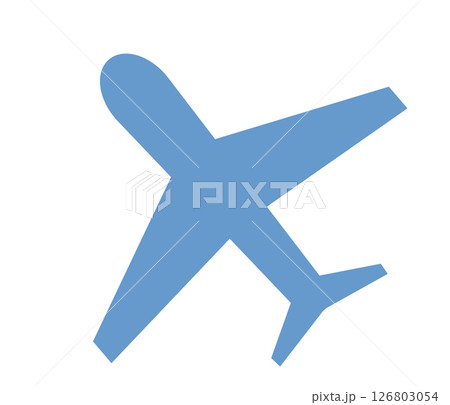 飛行機のアイコンマーク 飛行機のアイコンマーク 126803054