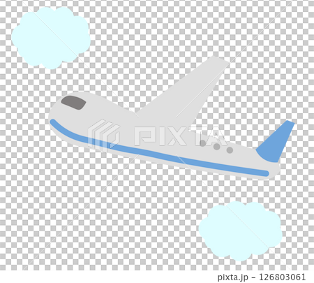 飛行的飛機插圖 126803061