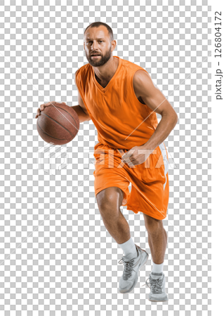 男性バスケットボール選手 126804172