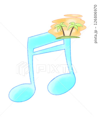 音符に浮かんだ南国 音符に浮かんだ南国 126806970