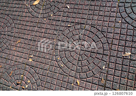 歩道タイル 歩道タイル 126807610