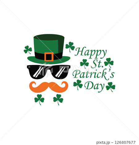 St Patricks Day Vector Illustration 126807677
