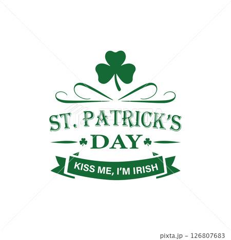 St Patricks Day Vector Illustration 126807683