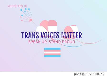 Trans Voices Matter Speak Up Poster 126808147
