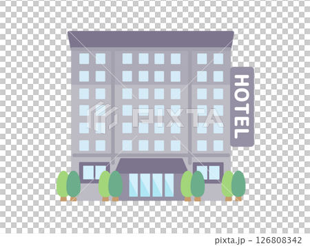 ホテル  建物  イラスト 126808342