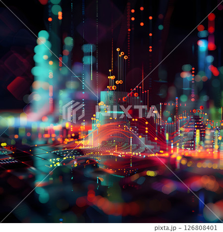 Binary code concept, Algorithmic Trading...のイラスト素材 [126808401] - PIXTA