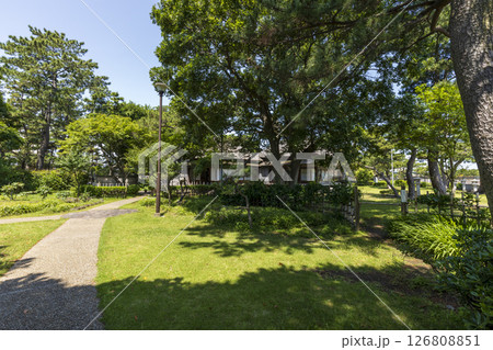 横浜市金沢区野島公園の伊東博文別邸の初夏 横浜市金沢区野島公園の伊東博文別邸の初夏 126808851