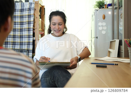 Mother and Son 126809784