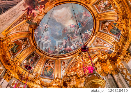 Saint-sulpice church, chapel of virgin Mary, Paris, France 126810450