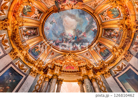 Saint-sulpice church, chapel of virgin Mary, Paris, France Saint-sulpice church, chapel of virgin Mary, Paris, France 126810462
