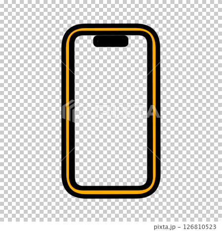 スマートフォンのシンプルアイコン 126810523
