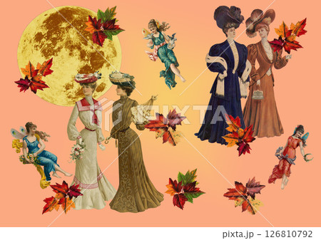 11月のカレンダーデザイン 11月のカレンダーデザイン 126810792