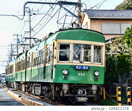 江ノ電の電車 江ノ電の電車 126811178