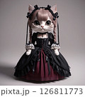 ゴシック服の猫 126811773