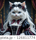 ゴシック服の猫 126811774