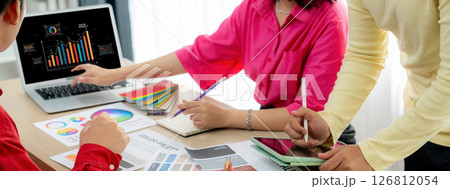 Business data dashboard provide business intelligence analytic brisk 126812054