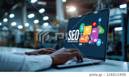SEO search engine optimization for brisk e-commerce and online retail business 126812409