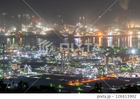 《岡山県》水島コンビナート・工場夜景《鷲羽山スカイラインより》 《岡山県》水島コンビナート・工場夜景《鷲羽山スカイラインより》 126813902