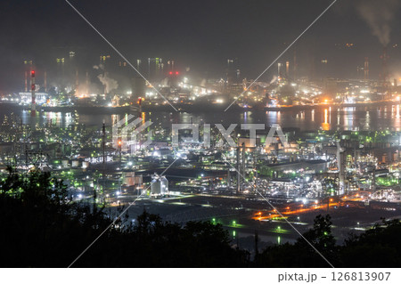 《岡山県》水島コンビナート・工場夜景《鷲羽山スカイラインより》 《岡山県》水島コンビナート・工場夜景《鷲羽山スカイラインより》 126813907