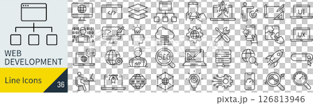 Web 開發圖示集 Web 開發圖示集 126813946