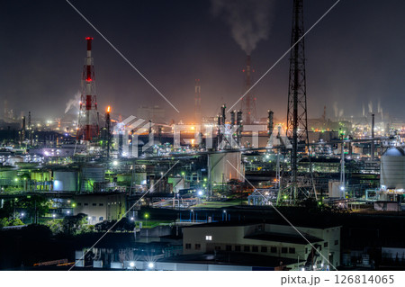 《岡山県》水島コンビナート・工場夜景 《岡山県》水島コンビナート・工場夜景 126814065