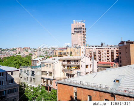 old residential area in Kentron of Yerevan city old residential area in Kentron of Yerevan city 126814314