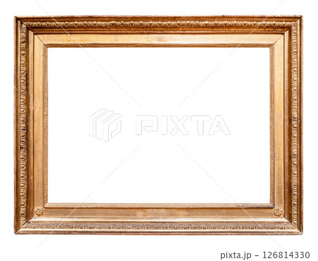 horizontal golden wide common picture frame cutout horizontal golden wide common picture frame cutout 126814330