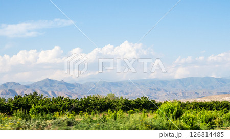 panoramic view of roadside E117 highway, Armenia panoramic view of roadside E117 highway, Armenia 126814485