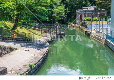 琵琶湖疏水 蹴上船溜 京都市 琵琶湖疏水 蹴上船溜 京都市 126816062