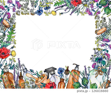 Cosmetic utensils and medicinal herbs 126816660