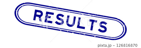Grunge blue results word rubber seal stamp on white background Grunge blue results word rubber seal stamp on white background 126816870