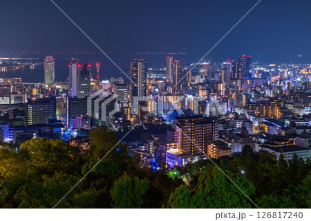 《兵庫県》神戸ビーナスブリッジ・諏訪山公園展望台の夜景 126817240