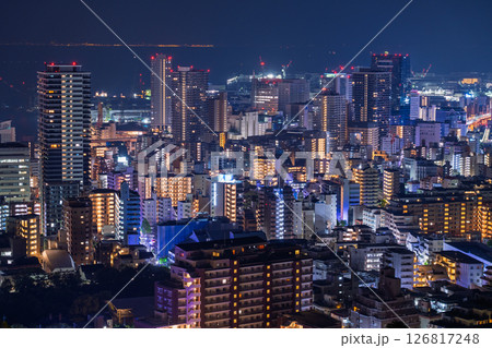《兵庫県》神戸ビーナスブリッジ・諏訪山公園展望台の夜景 126817248