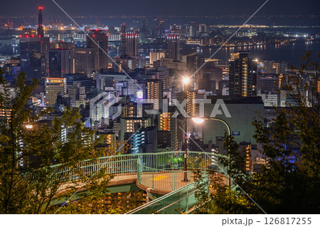 《兵庫県》神戸ビーナスブリッジ・諏訪山公園展望台の夜景 126817255