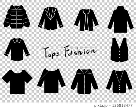 女式上衣輪廓材料 126818477