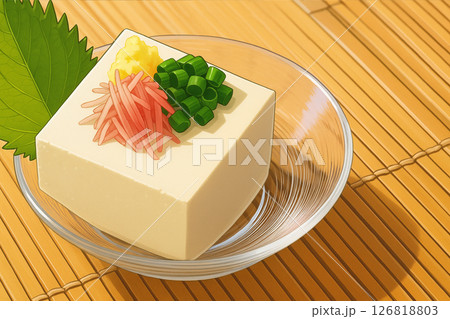 夏の風物詩の冷や奴 夏の風物詩の冷や奴 126818803