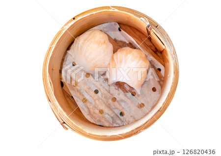 Top view of dimsum and Ha Kao, focus selective Top view of dimsum and Ha Kao, focus selective 126820436
