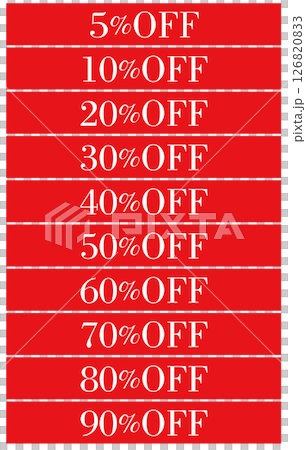 セールPOP 5%OFFから90%OFFまで 01 セールPOP 5%OFFから90%OFFまで 01 126820833