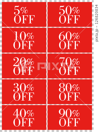 セールPOP 5%OFFから90%OFFまで 02 126820834