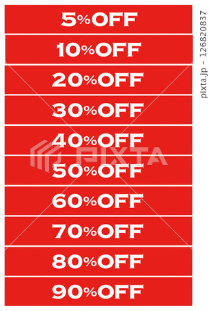 セールPOP 5%OFFから90%OFFまで 05 126820837