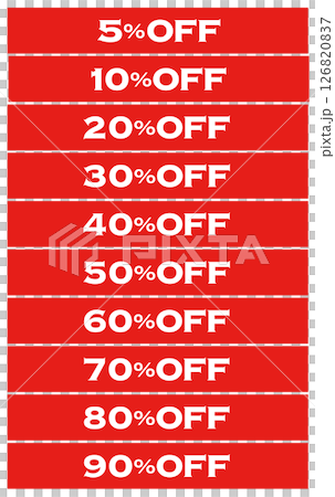 セールPOP 5%OFFから90%OFFまで 05 126820837