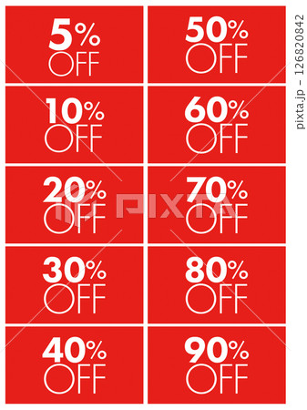 セールPOP 5%OFFから90%OFFまで 10 126820842