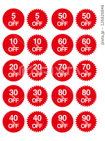 セールPOP 5%OFFから90%OFFまで 16 126820848
