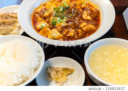 美味しい麻婆豆腐定食 126821817
