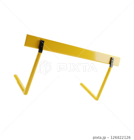 Bright Yellow Speed Hurdle for Sports Training and Agility Drills 126822126